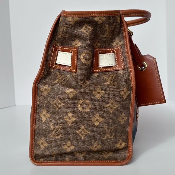 Louis Vuitton Limited Edition Tisse Rayures GM Tote - Picture 4 of 15